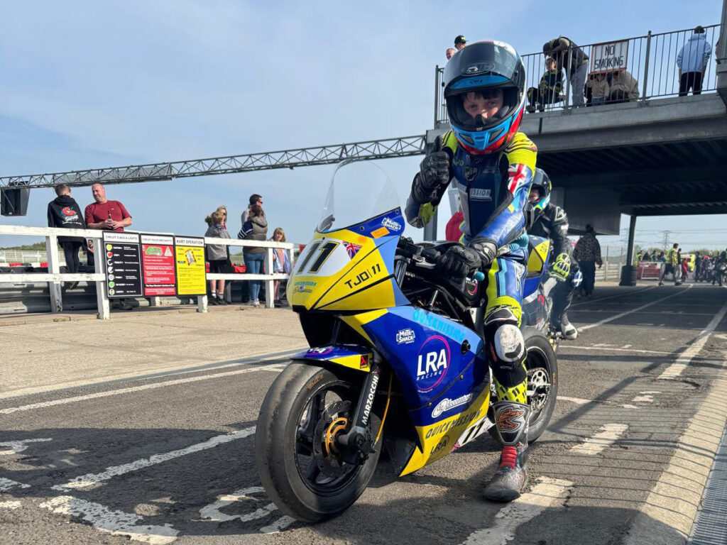 Taylor Davies FAB_Racing MK-MiniGP70 riding for LRA Moto
