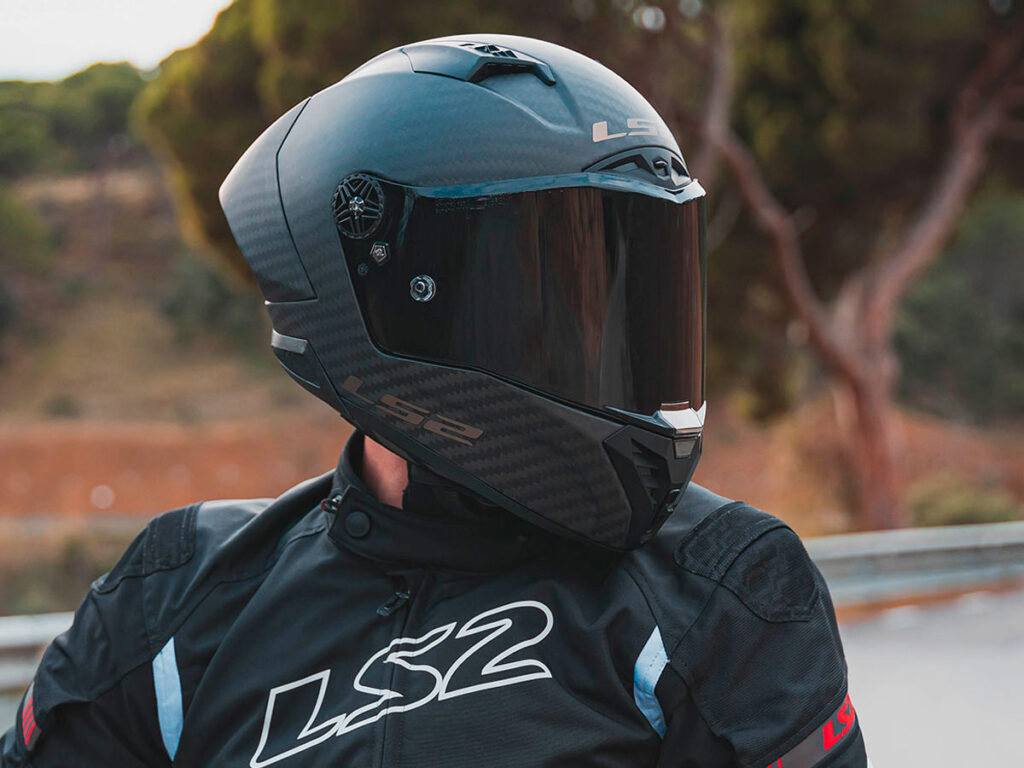 LRA Moto supply the LS2 Thunder GP Pro helmet in carbon fibre and other colours