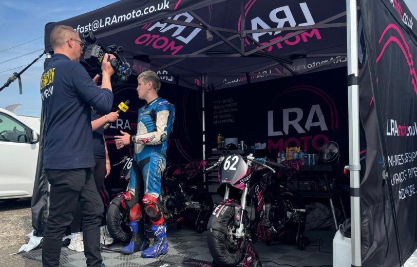 Jamie King AKA Pitbikesonic joined the LRA Moto team